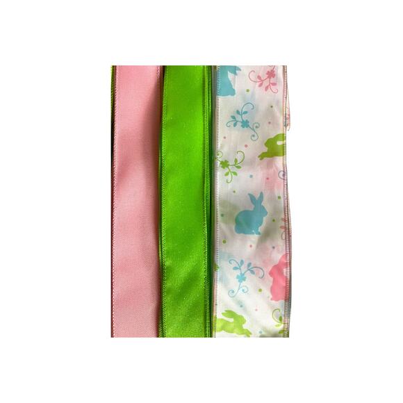 DIY Easter Camper Trailer Wreath Making Kit, RV Spring Sign Ribbon Bundle Set - Picture 6 of 6